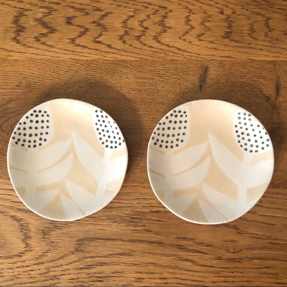 Creative Co-op Floral Plate